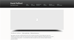 Desktop Screenshot of davidpafford.com